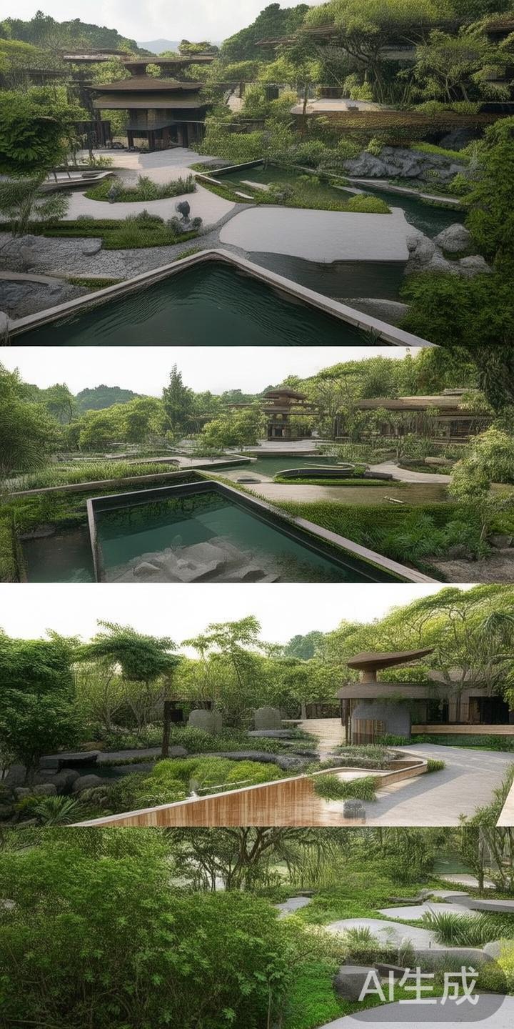 新葡京静态景观的设计充分体现了“东方传统美学与现代