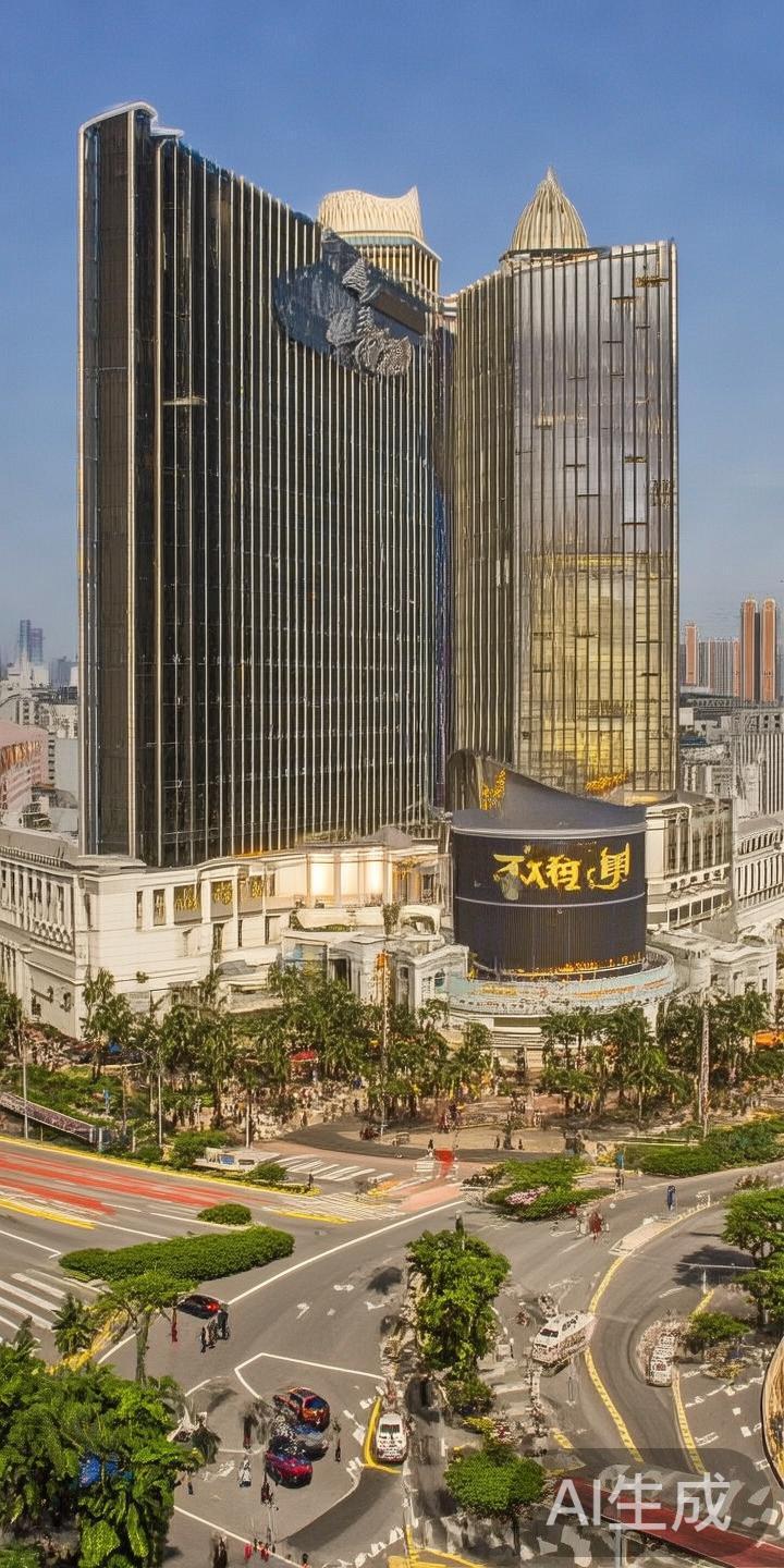 澳门新葡京赌场位于澳门半岛的核心地段，地理位置优越